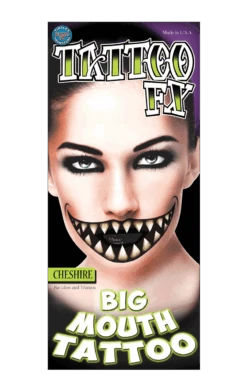 Cheshire Big Mouth Tattoo