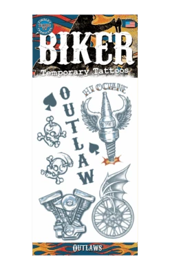 Biker Tattoo Set Accessory