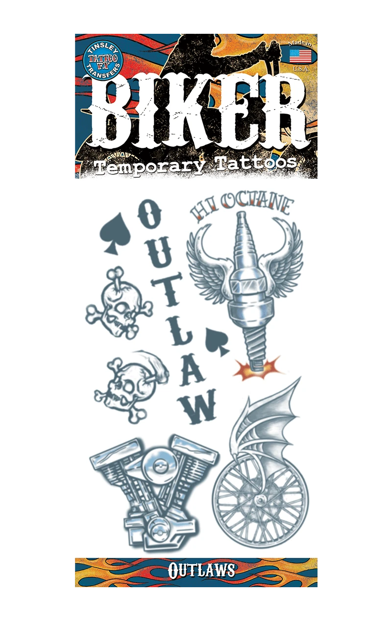 Biker Tattoo Set Accessory 1 Biker Tattoo Set Accessory