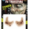 Zombie Cheekbones FX Transfer 3 Zombie Cheekbones FX Transfer -Smiffys Sale Store 00040585p
