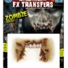 Zombie Missing Jaw FX Transfer -Smiffys Sale Store 00040588p