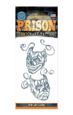 Facepieces Prison Tattoo Accessory