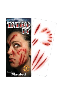 Mauled Trauma Tattoo Accessory