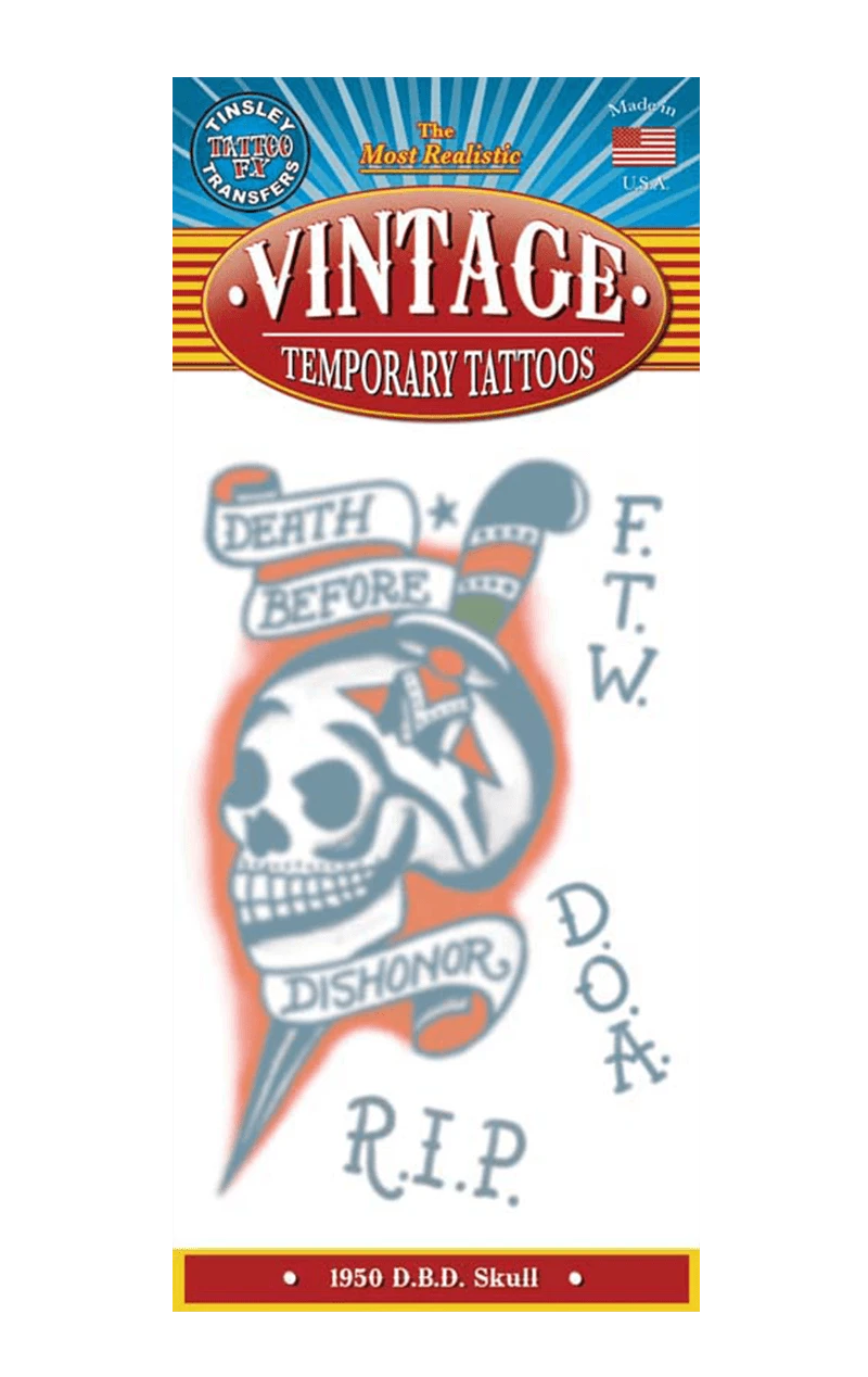 Outlaw Skull Tattoo Accessory 1 Outlaw Skull Tattoo Accessory