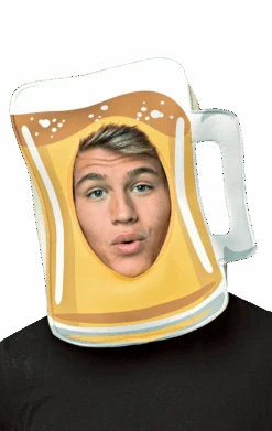 Adult Beer Mug Headpiece Costume