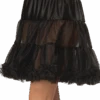 Ruffled Pettiskirt Black -Smiffys Sale Store 00042147p