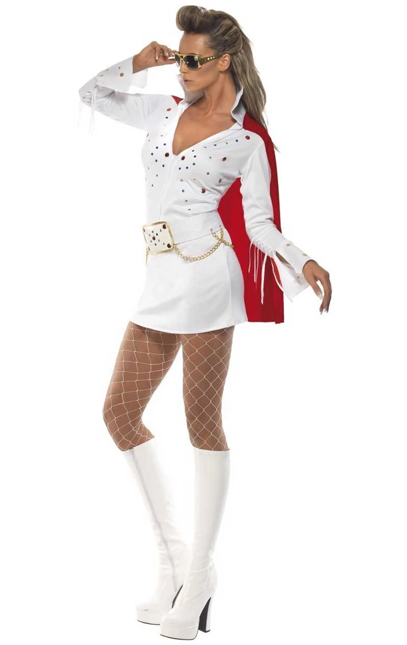 Smiffys Elvis White Costume 2 Smiffys Elvis White Costume - Image 2