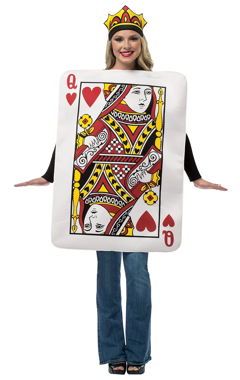 Queen Of Hearts Card Costume 1 Queen Of Hearts Card Costume