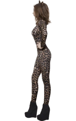Smiffys Leopard Print Bodysuit Costume