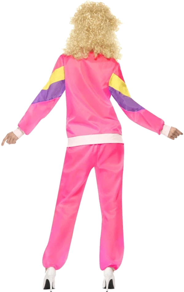 Smiffys Womens 80s Retro Shellsuit Costume 3 Smiffys Womens 80s Retro Shellsuit Costume - Image 3