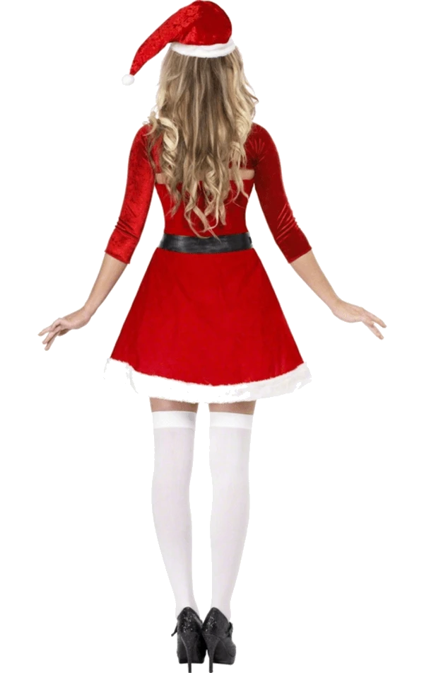 Smiffys Womens Santa Babe Costume 3 Smiffys Womens Santa Babe Costume - Image 3