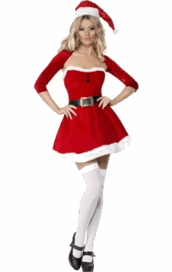 Smiffys Womens Santa Babe Costume