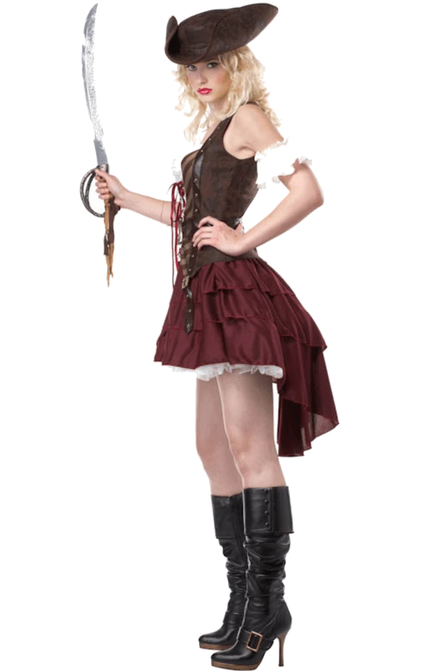 Womens Sexy Swashbuckler Pirate Costume 2 Womens Sexy Swashbuckler Pirate Costume - Image 2