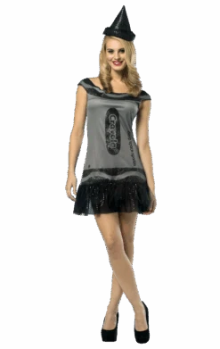 Ladies Space Grey Crayola Crayon Costume