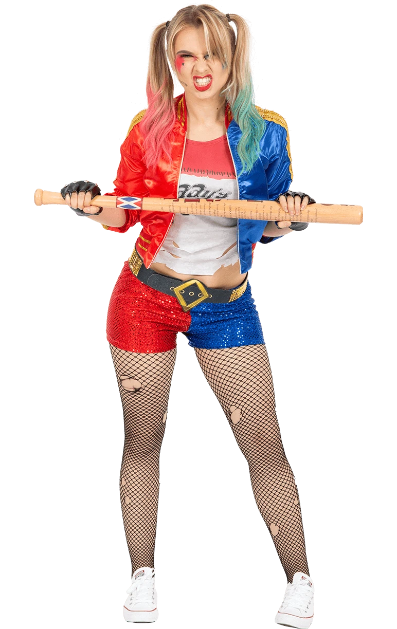 Womens Harley Quinn Movie Costume 2 Womens Harley Quinn Movie Costume - Image 2