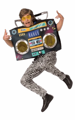 Adult Boom Box Stereo Costume