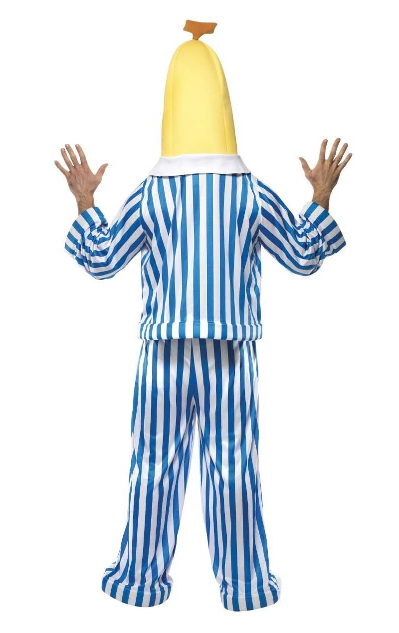 Smiffys Adult Bananas In Pyjamas Costume 3 Smiffys Adult Bananas In Pyjamas Costume - Image 3