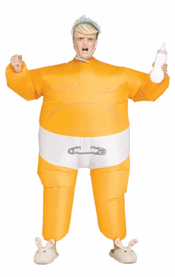 Palmer Adult Inflatable Big Baby Trump Costume