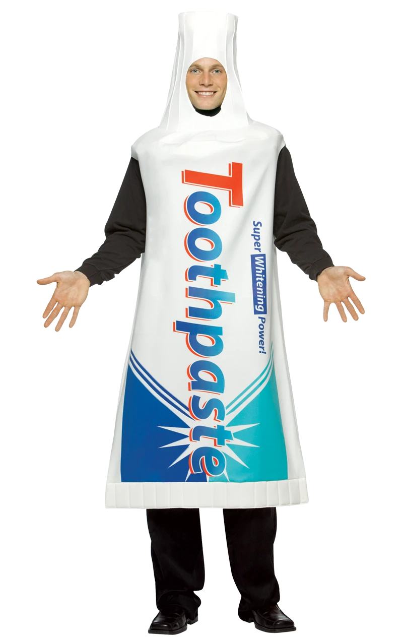 Adult Toothpaste Costume 1 Adult Toothpaste Costume