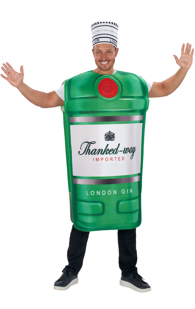 GENERIC Adult Gin & Tonic 2 In 1 Costume 2 GENERIC Adult Gin & Tonic 2 In 1 Costume - Image 2