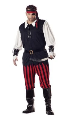 Mens Plus Size Peril Pirate Costume