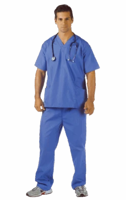 Blue Hospital Scrubs Costume
