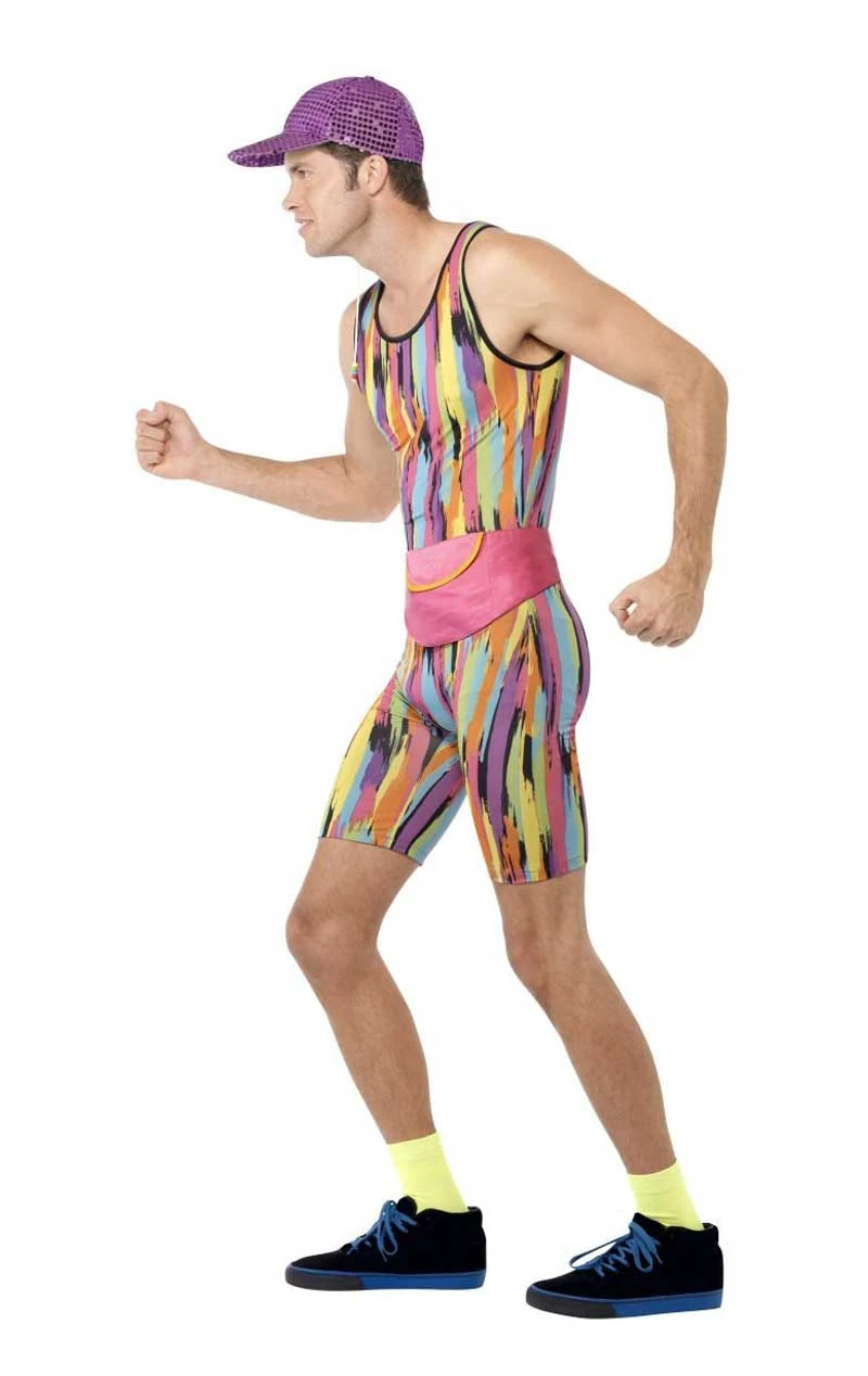 Smiffys Mens Mr Energizer Workout Costume 2 Smiffys Mens Mr Energizer Workout Costume - Image 2