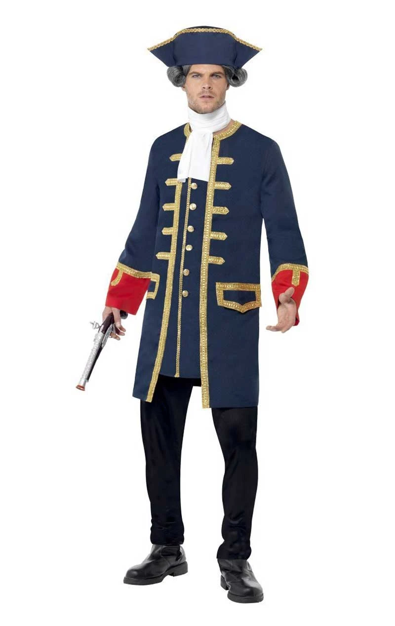 Smiffys Mens Pirate Commander Costume 1 Smiffys Mens Pirate Commander Costume