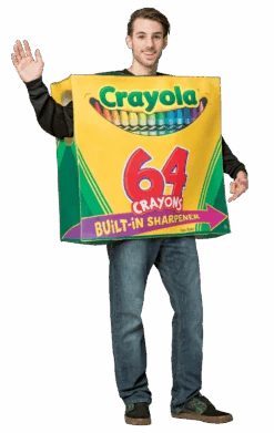 Adult 64 Box Crayola Crayon Costume