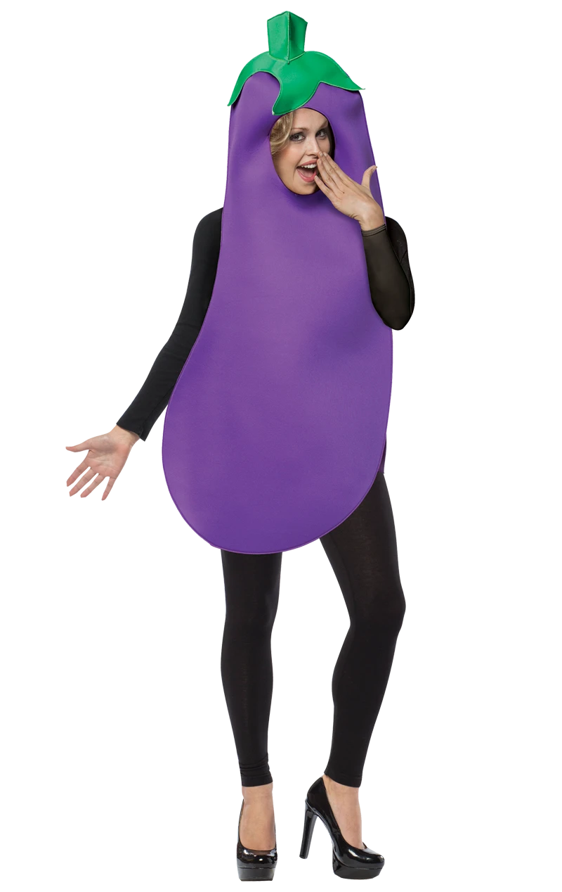 Adult Aubergine Costume 1 Adult Aubergine Costume