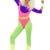 Smiffys Womens 80s Work Out Costume