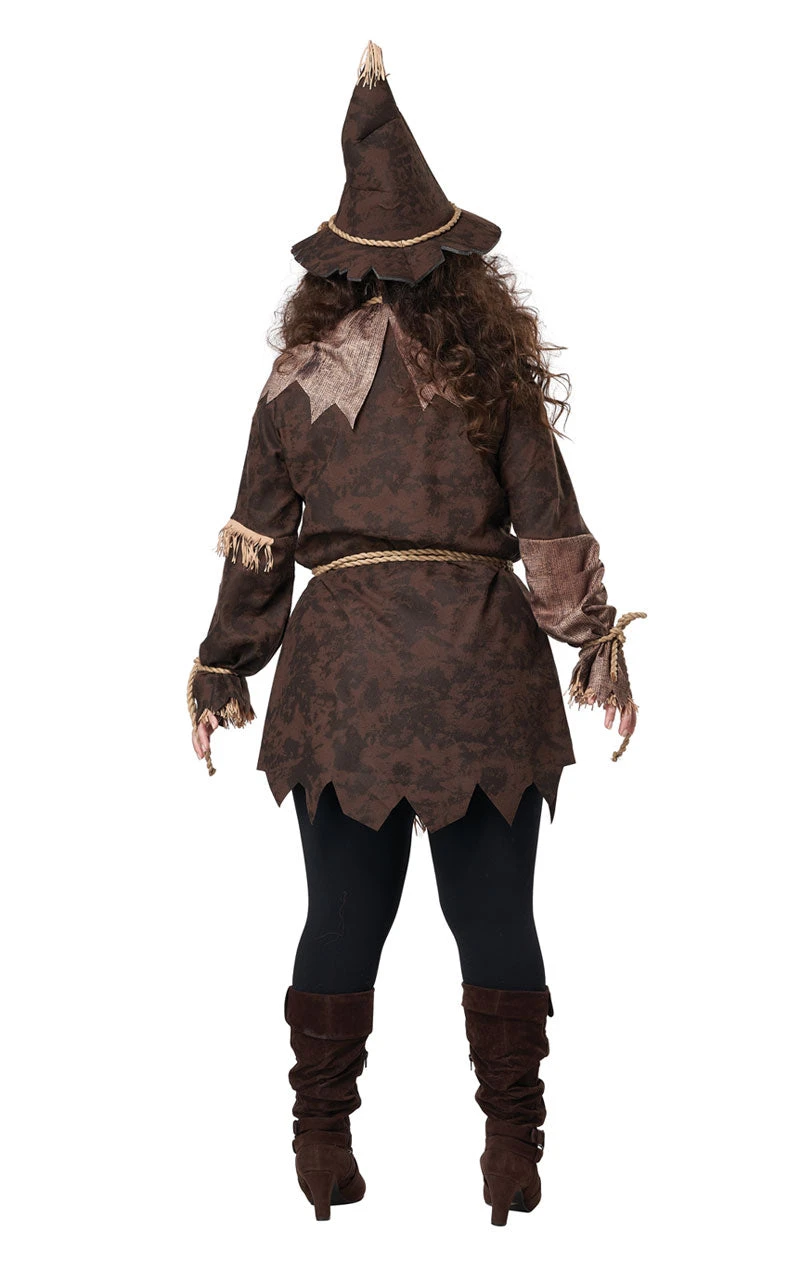 GENERIC Womens Plus Size Creepy Scarecrow Costume 2 GENERIC Womens Plus Size Creepy Scarecrow Costume - Image 2