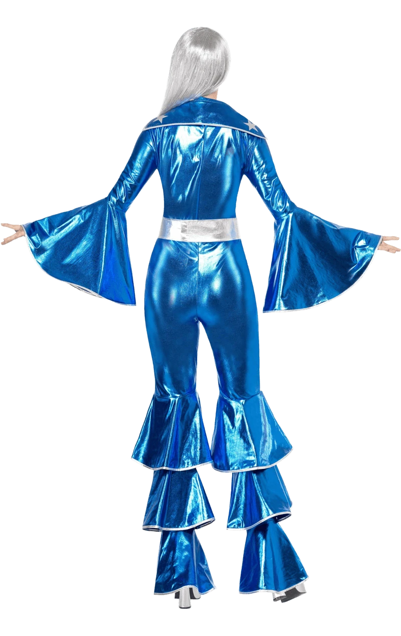 Smiffys Blue Dancing Queen Costume 2 Smiffys Blue Dancing Queen Costume - Image 2
