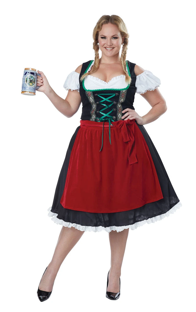 GENERIC Womens Plus Size Oktoberfest Fraulein Costume 1 GENERIC Womens Plus Size Oktoberfest Fraulein Costume