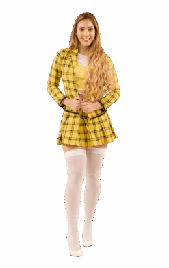 Womens Without A Clue Cher Costume