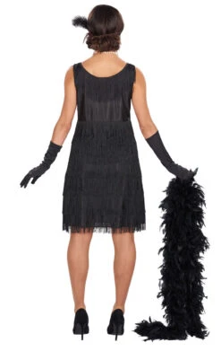 Womens 1920s Black Flapper Costume -Smiffys Sale Store 00096103a02