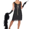 Womens 1920s Black Flapper Costume 5 Womens 1920s Black Flapper Costume -Smiffys Sale Store 00096103p
