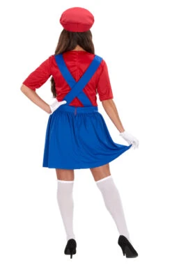 GENERIC Womens Red Italian Plumber Dress -Smiffys Sale Store 00096341a02