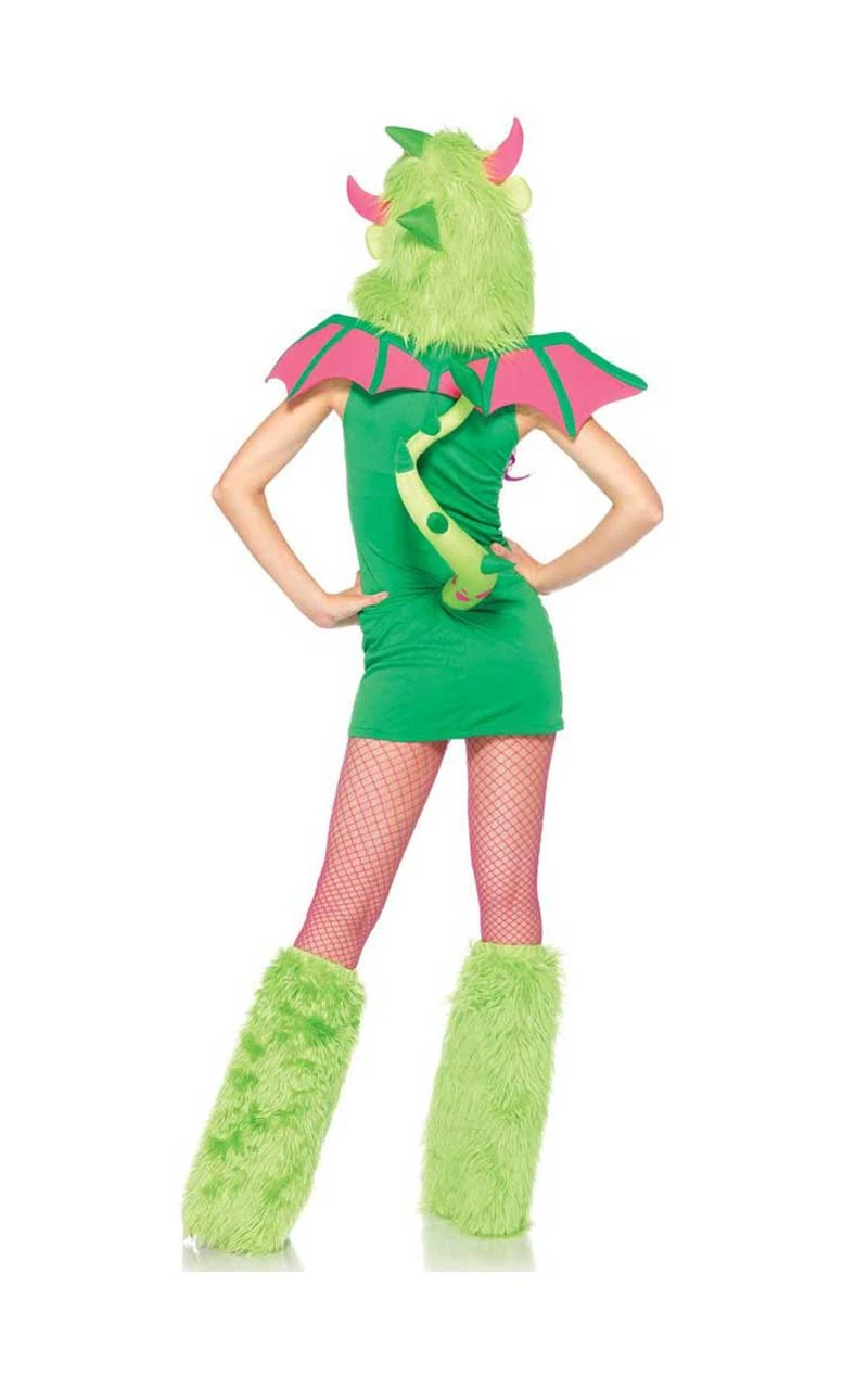 LEG AVENUE Womens Magic Dragon Set Costume 2 LEG AVENUE Womens Magic Dragon Set Costume - Image 2
