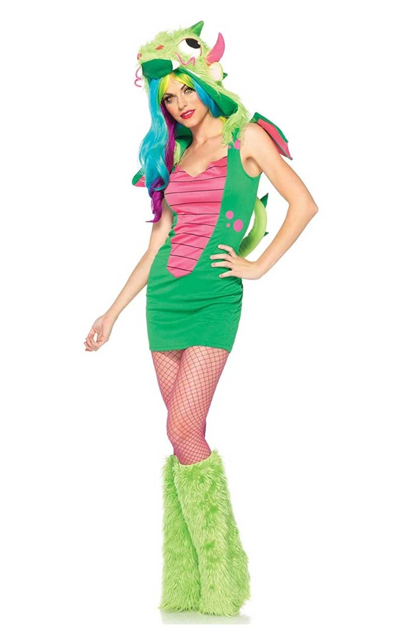 LEG AVENUE Womens Magic Dragon Set Costume 1 LEG AVENUE Womens Magic Dragon Set Costume
