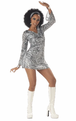 Womens 70s Disco Diva Costume