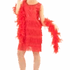 GENERIC Ladies Roaring 20s Red Flapper Dress
