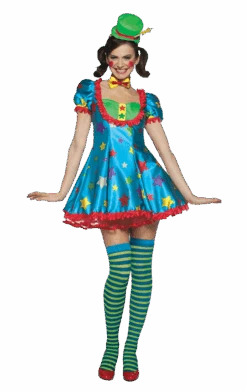 Female Star Clown Costume