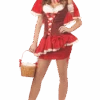 Ladies Sexy Red Riding Hood Costume -Smiffys Sale Store 00099278p