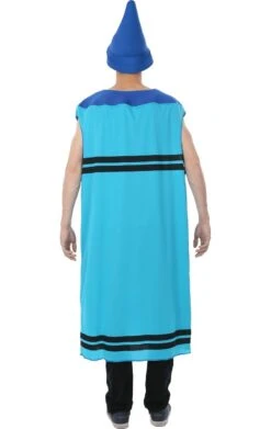 Adult Blue Crayon Costume -Smiffys Sale Store adult blue crayon costume 721206