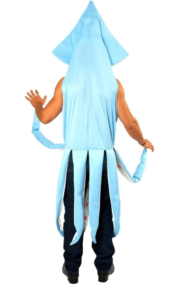 Adult Blue Squid Animal Costume 3 Adult Blue Squid Animal Costume - Image 3