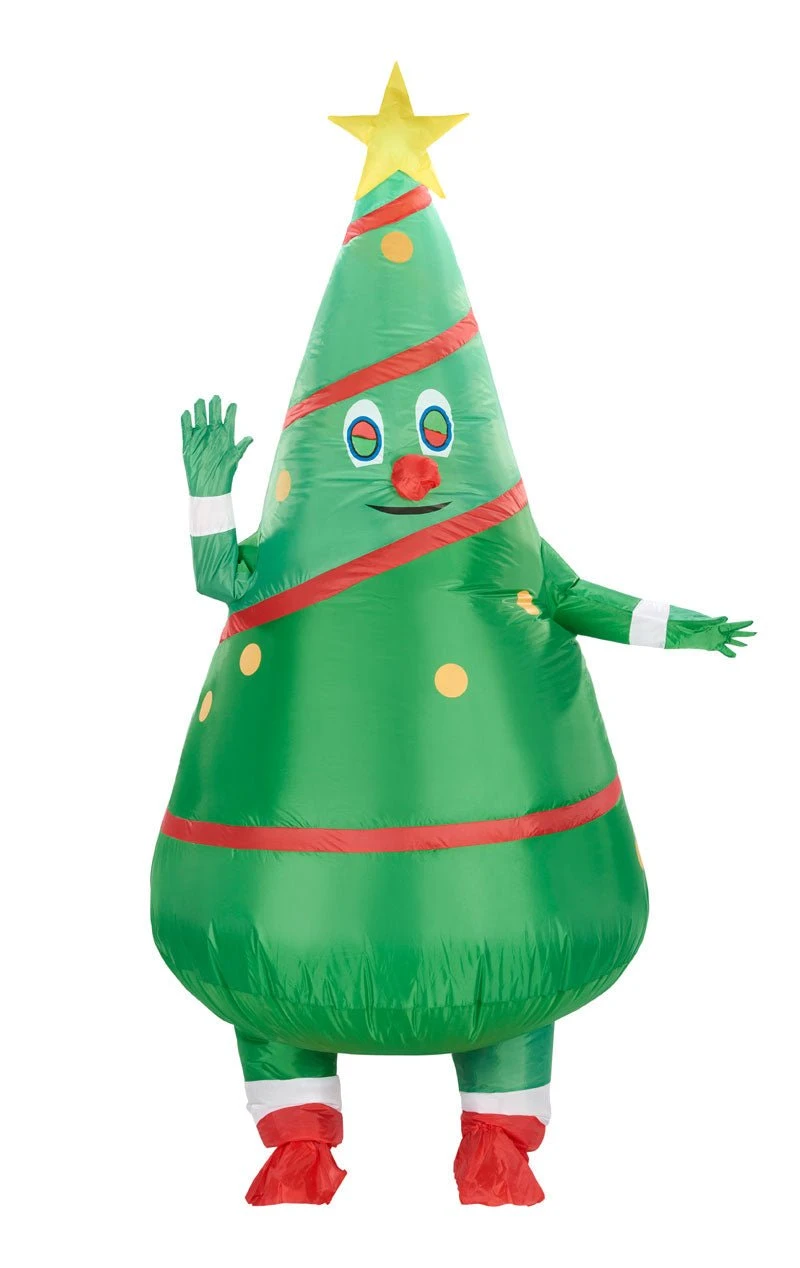 GENERIC Adult Inflatable Christmas Tree Costume 1 GENERIC Adult Inflatable Christmas Tree Costume