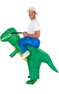 GENERIC Adult Inflatable Ride On Dinosaur Costume 7 GENERIC Adult Inflatable Ride On Dinosaur Costume -Smiffys Sale Store adult inflatable ride on dinosaur costume 425245