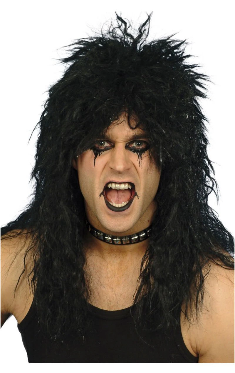 Smiffys Alice Cooper Black Wig 1 Smiffys Alice Cooper Black Wig