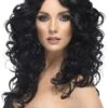 Smiffys Black Glamour Wig